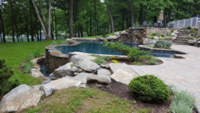 Natural Stone Terrace Landscape